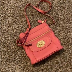 Emma Fox pink crossbody purse